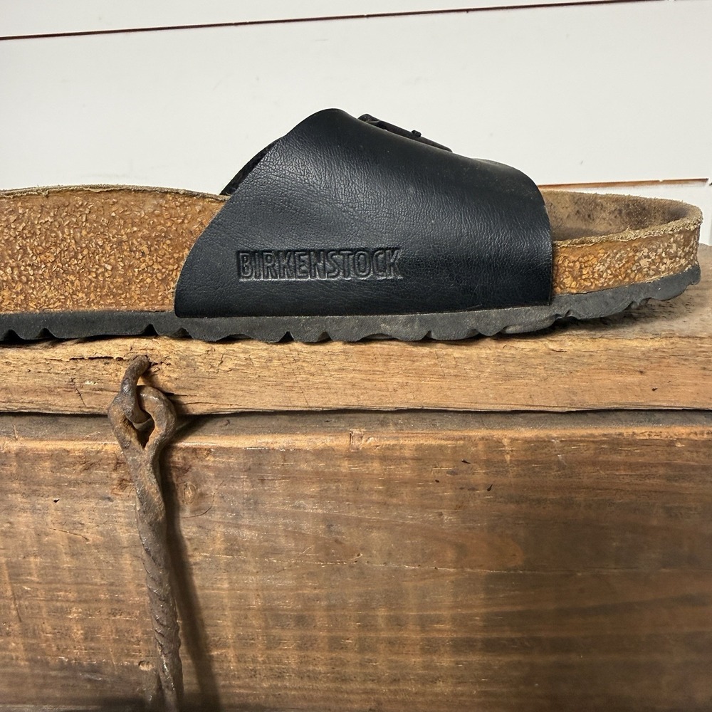 Original BIRKENSTOCK Sandal Black Slide size 8.5 EU 39 - Picture 4 of 6